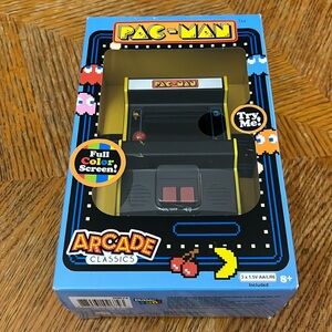 Pac-Man Arcade Classics Handheld Electronic Game - New In Packaging